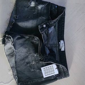 Pistola black denim shorts